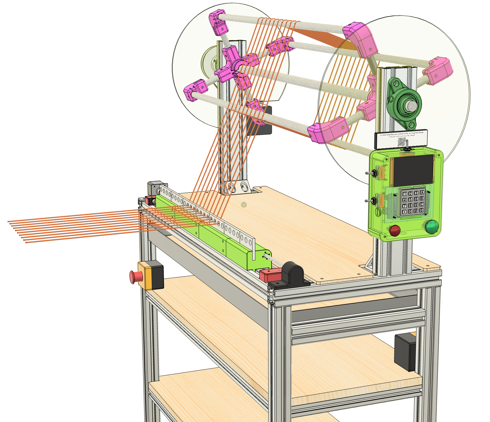Automated Fiber Spinning Machine